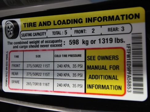 Used 2023 Ford F150 Limited AWD/4WD image 53