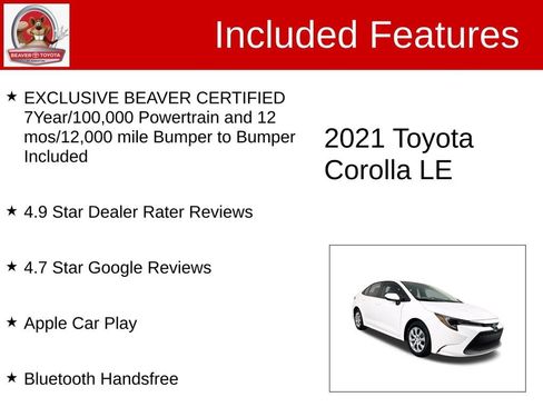 Used 2021 Toyota Corolla LE image 4