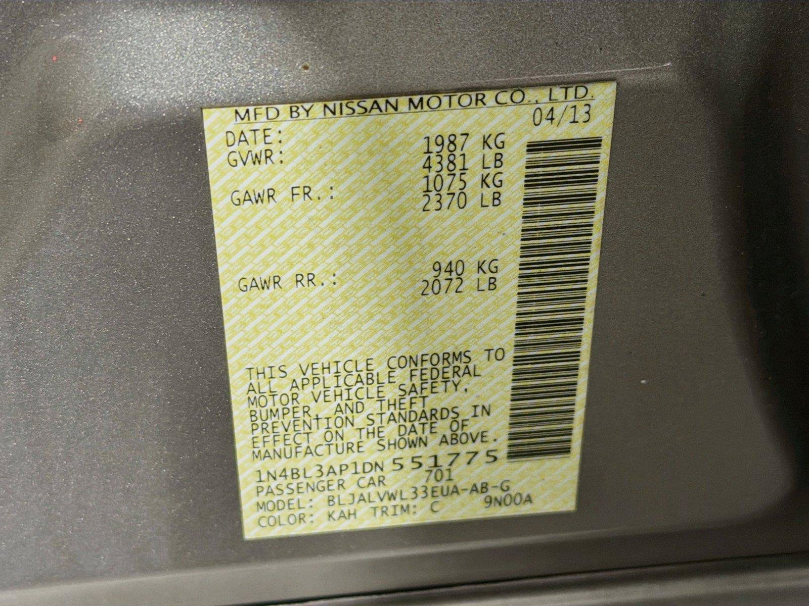 Used 2013 Nissan Altima 3.5 SL w/ Technology Pkg FWD image 39