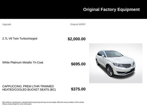 Used 2016 Lincoln MKX Reserve AWD/4WD image 8