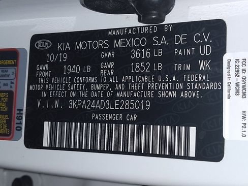 Used 2020 Kia Rio S FWD image 33