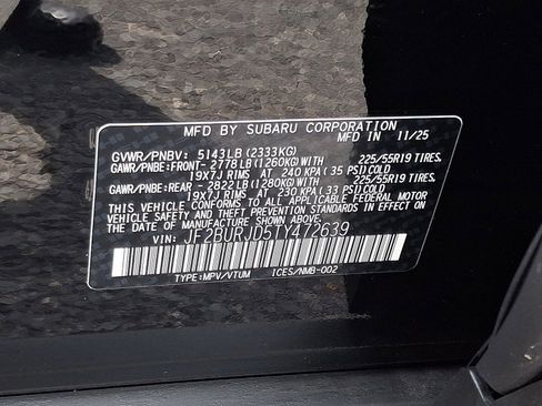 New 2026 Subaru Outback Touring XT AWD/4WD image 12