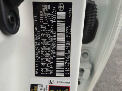 Used 2015 Toyota Camry XSE w/ Moonroof Package image 29