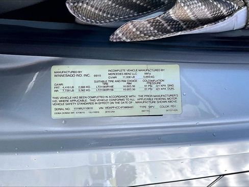 Used 2015 Mercedes-Benz Sprinter 3500 image 3