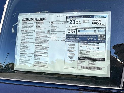 New 2026 Volvo XC90 B6 Ultra w/ Protection Package image 14