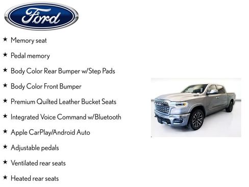 Used 2025 RAM 1500 Limited w/ Body Color Bumper Group AWD/4WD image 7