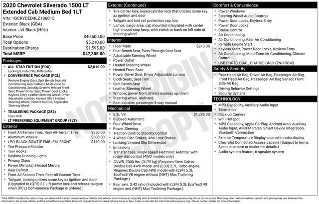 Used 2020 Chevrolet Silverado 1500 LT w/ All-Star Edition AWD/4WD image 4