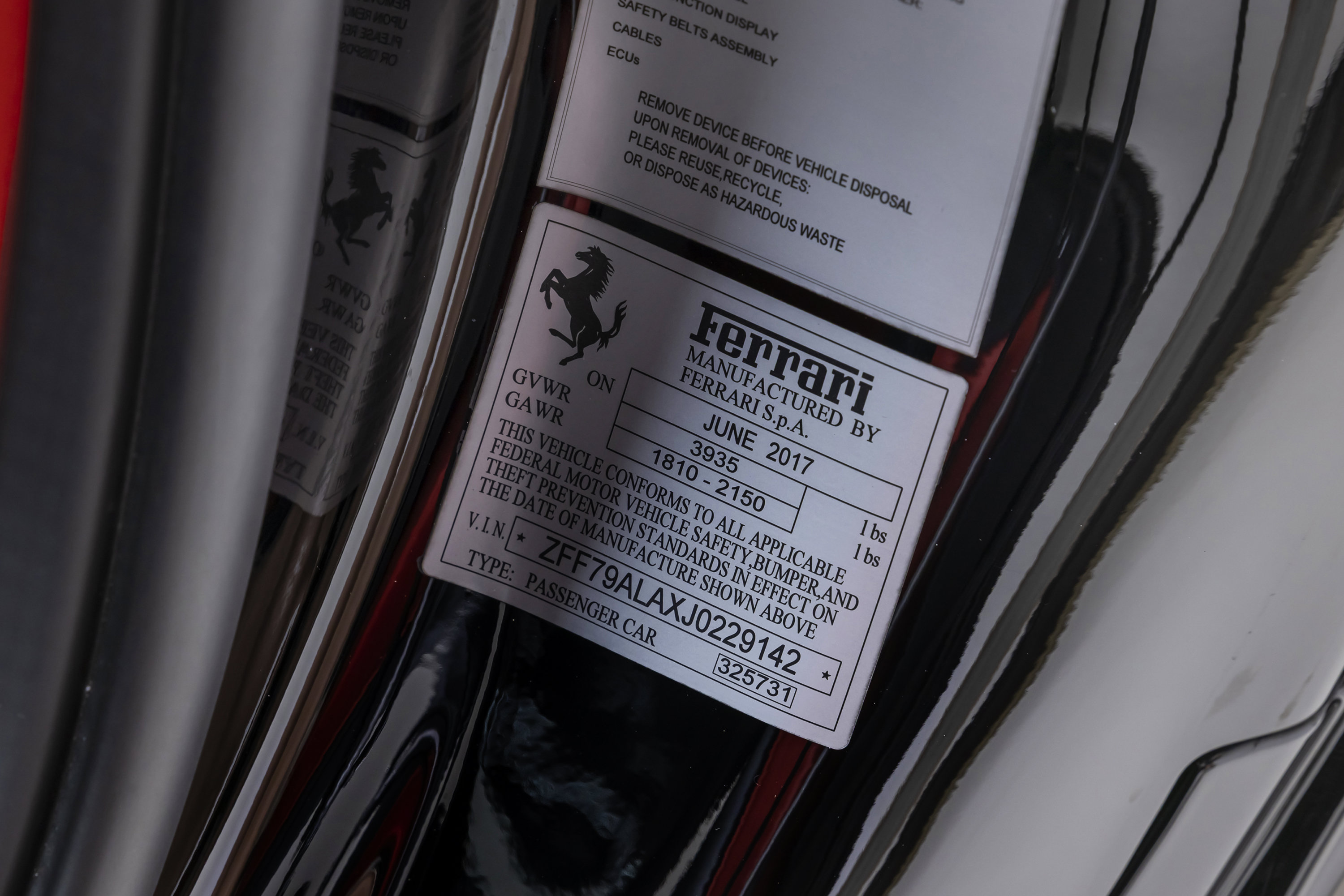 Certified 2018 Ferrari 488 GTB RWD image 53