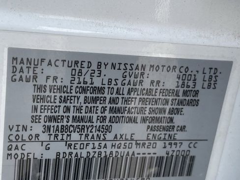 Used 2024 Nissan Sentra SV w/ All-Weather Package image 29