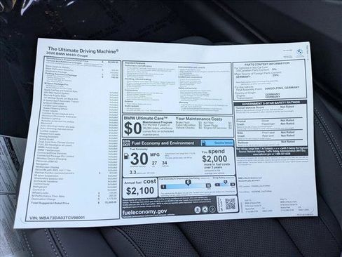 New 2026 BMW M440i Coupe w/ Parking Assistance Package image 18