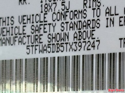 New 2026 Toyota Tundra SR5 AWD/4WD image 26