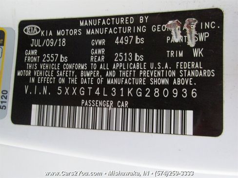 Used 2019 Kia Optima LX image 26