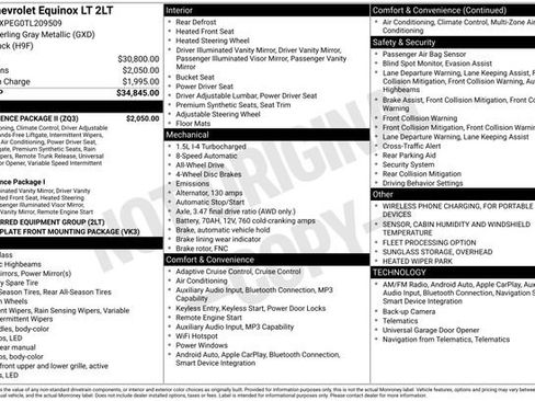 Used 2026 Chevrolet Equinox LT w/ Convenience Package II AWD/4WD image 66