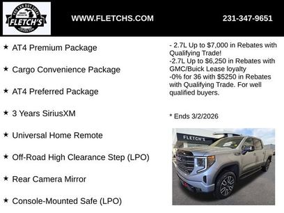 New 2026 GMC Sierra 1500 AT4 w/ AT4 Premium Package