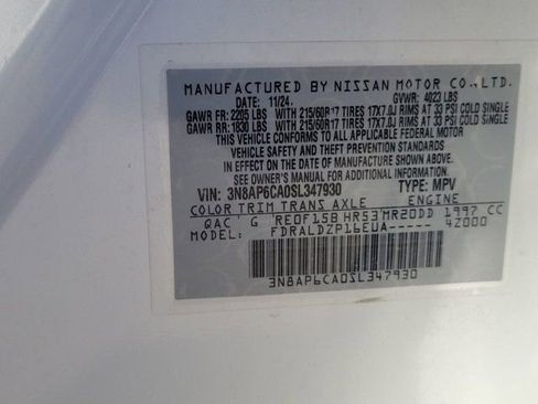 Used 2025 Nissan Kicks SV image 15