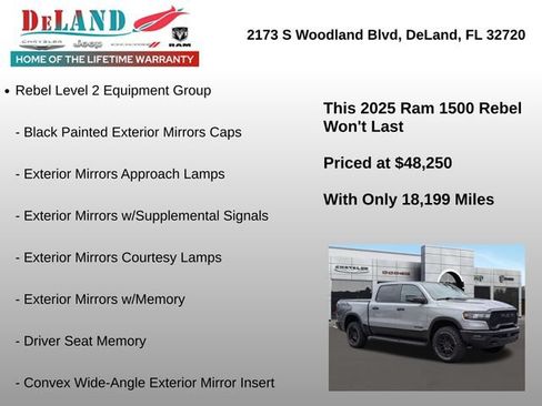 Used 2025 RAM 1500 Rebel w/ Rebel Level 2 Equipment Group AWD/4WD image 18