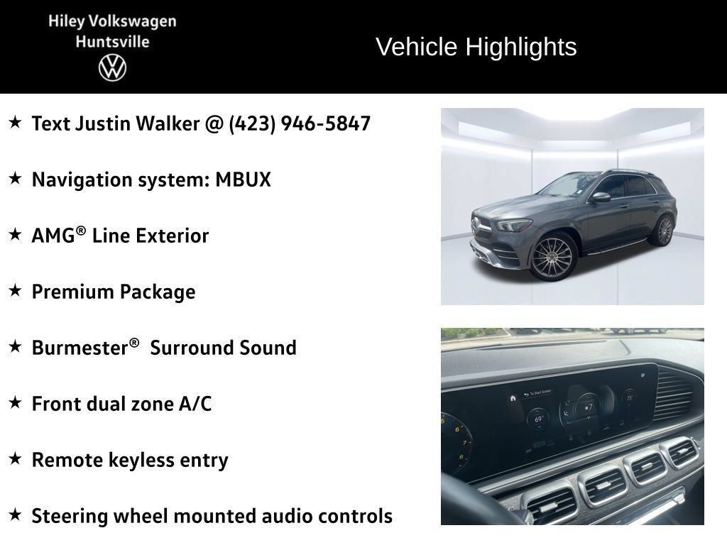 Used 2023 Mercedes-Benz GLE 350 4MATIC w/ AMG Line Exterior image 6