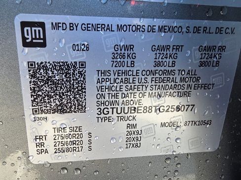 New 2026 GMC Sierra 1500 SLE w/ X31 Off-Road Package image 32