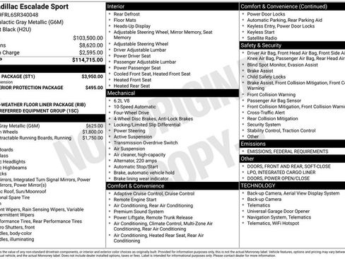 New 2025 Cadillac Escalade Sport w/ Touring Package image 4
