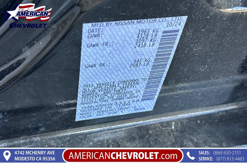 Used 2025 Nissan Altima 2.5 SV FWD image 39
