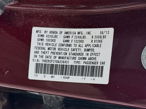 Used 2013 Honda Accord LX image 12
