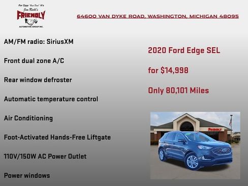 Used 2020 Ford Edge SEL w/ Convenience Package image 10