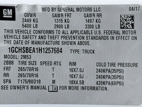 Used 2017 Chevrolet Colorado W/T w/ WT Convenience Package RWD image 38