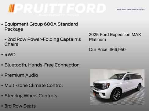 Used 2025 Ford Expedition Max Platinum AWD/4WD image 7