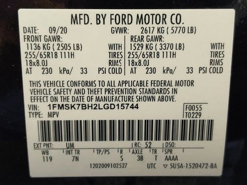 Used 2020 Ford Explorer 2WD image 33