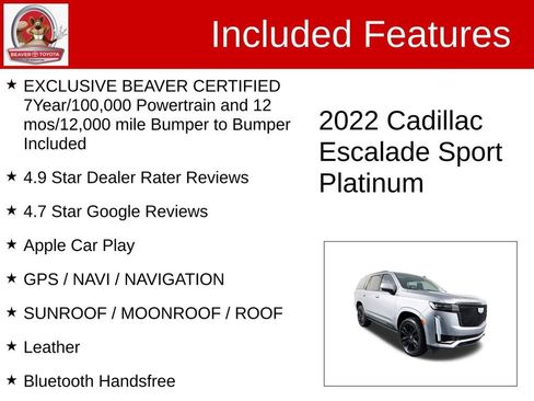 Used 2022 Cadillac Escalade Sport Platinum image 4