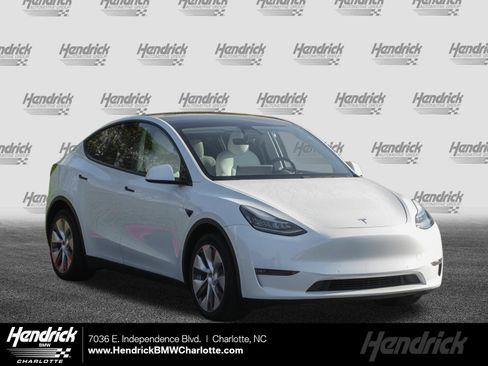 Used 2020 Tesla Model Y Long Range AWD/4WD image 1