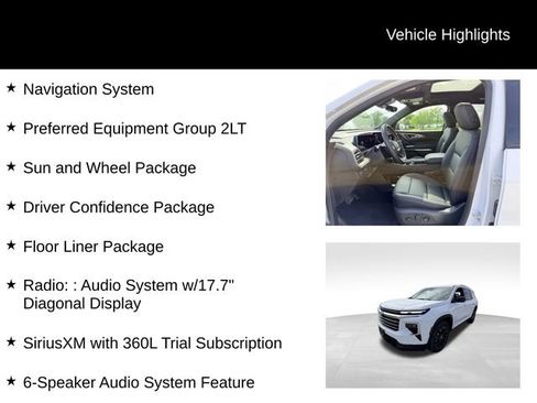 Certified 2026 Chevrolet Traverse LT w/ Sun and Wheel Package AWD/4WD image 11