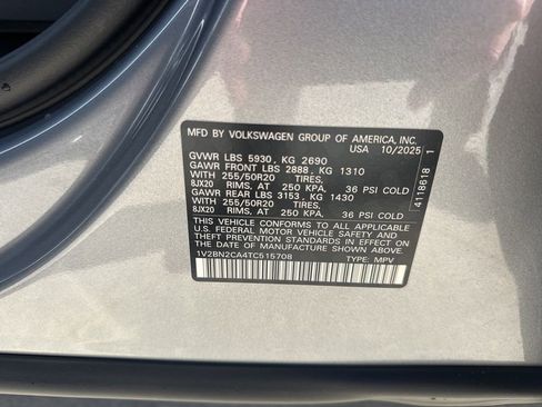 New 2026 Volkswagen Atlas SEL image 29