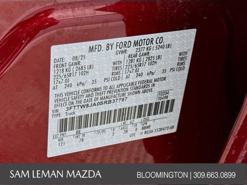 Used 2025 Ford Maverick XLT w/ XLT Luxury Package AWD/4WD image 30
