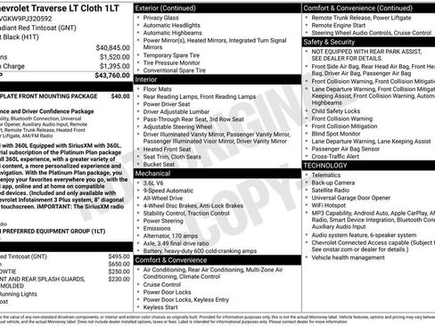 Used 2023 Chevrolet Traverse LT AWD/4WD image 44