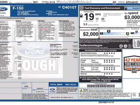 Used 2019 Ford F150 Lariat AWD/4WD image 2