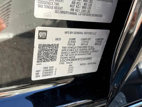 New 2026 Chevrolet Silverado 1500 Custom w/ Turbomax Blackout Package image 8