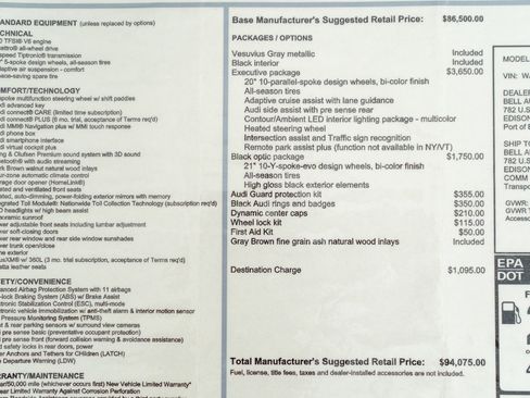 Used 2023 Audi A8 L 3.0T w/ Executive Package image 24