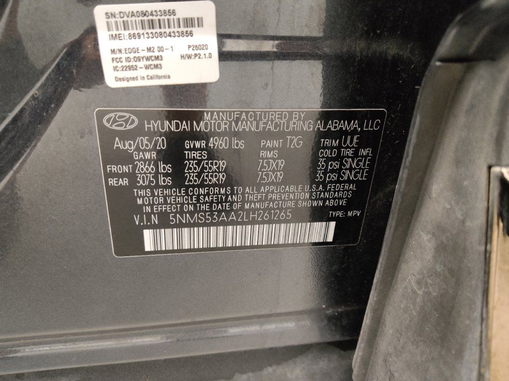 Used 2020 Hyundai Santa Fe Limited w/ Cargo Package FWD image 33