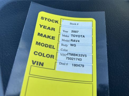 Used 2007 Toyota RAV4 Base image 16