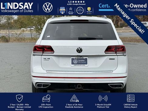 Certified 2021 Volkswagen Atlas SE w/ Panoramic Sunroof Package image 6