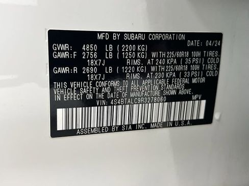 Used 2024 Subaru Outback Onyx Edition image 34