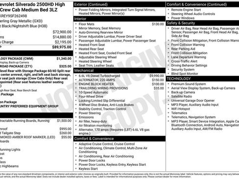Used 2025 Chevrolet Silverado 2500 High Country w/ Technology Package AWD/4WD image 10