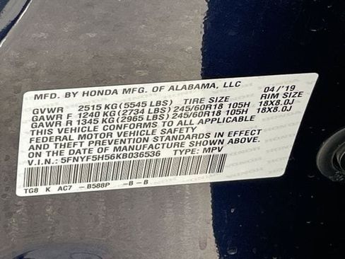 Used 2019 Honda Pilot EX-L image 31