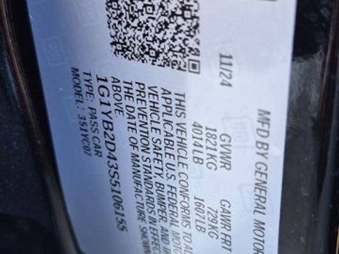 Used 2025 Chevrolet Corvette Stingray Preferred Cpe w/ 2LT RWD image 15