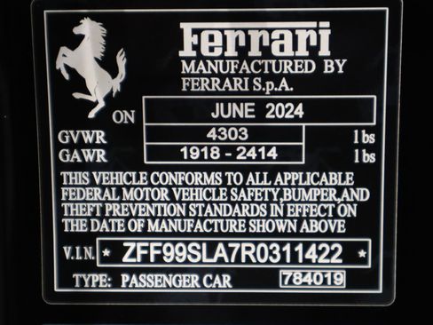 Certified 2024 Ferrari 296 GTB image 38