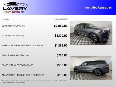 Used 2023 Lincoln Aviator Reserve w/ Equipment Group 201A image 7