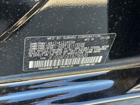 New 2026 Subaru Impreza 2.0i Sport image 32