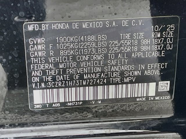Used 2026 Honda HR-V EX-L image 32