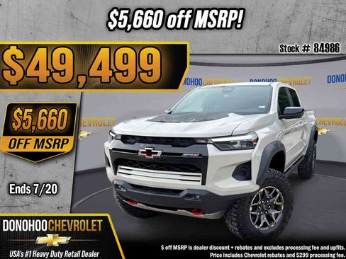 New 2026 Chevrolet Colorado ZR2 w/ Technology Package AWD/4WD image 1